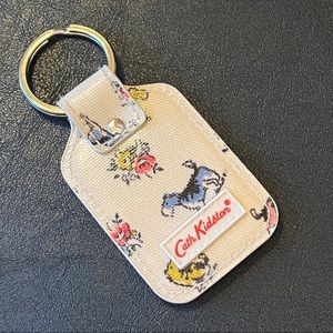 Cath Kidston key fob - cute dog pattern!